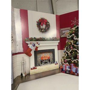American Girl Doll cardboard Christmas Backdrop Photo Prop Holiday Fun